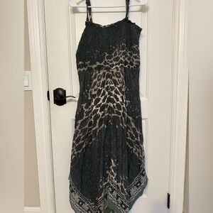 Soft Surroundings Animal Print Maxi Dress